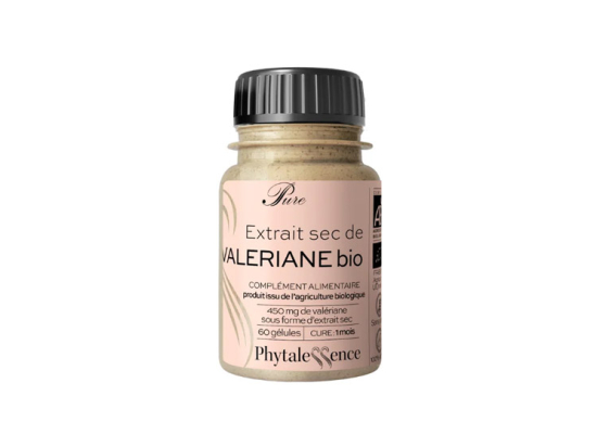 Phytalessence Pure Extrait sec de Valériane BIO - 60 gélules