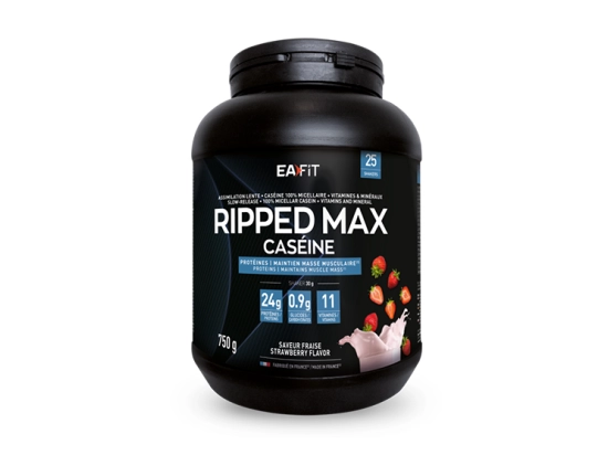 Ripped Max caseine fraise - 750g