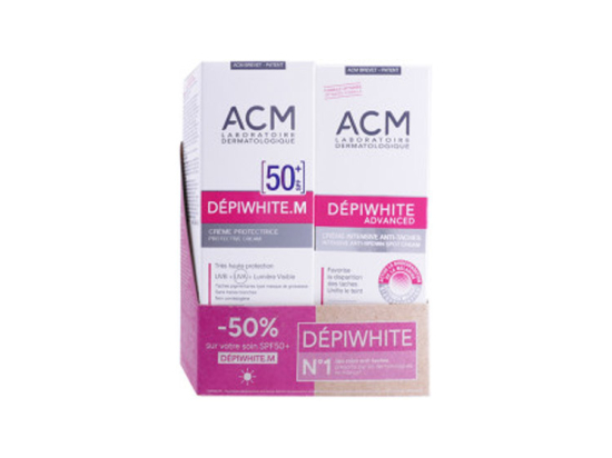 Depiwhite Advanced Crème Intensive Anti-Taches + Crème protectrice - 40ml + 40ml