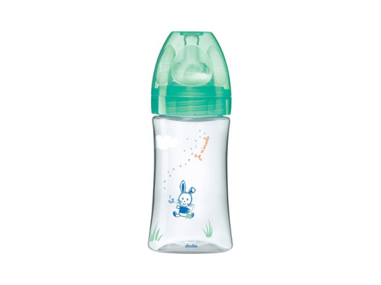 Dodie biberon initiation 270ml Vert