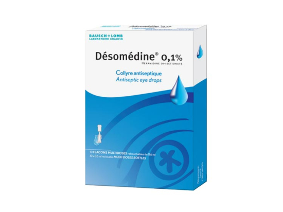 Bausch & Lomb Désomédine 0,1% - 10 collyres unidoses