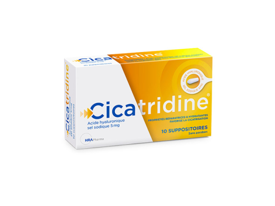 Cicatridine Suppositoires - 10 suppositoires