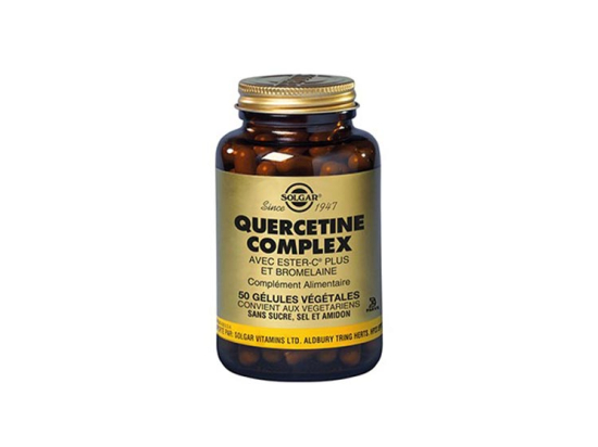 Solgar Quercétine Complexe 250mg - 50 Gélules