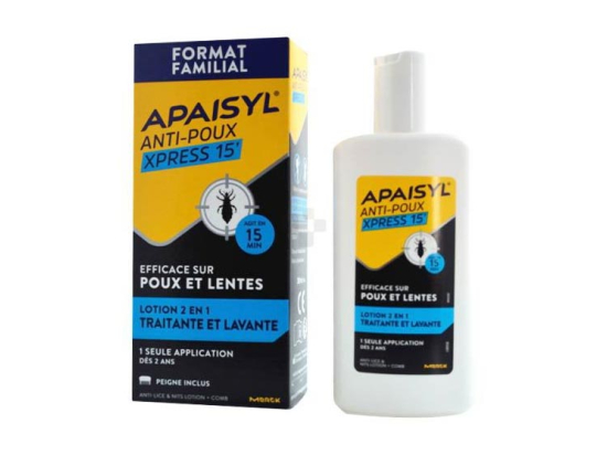 Apaisyl Anti-poux Xpress 15' - 200ml