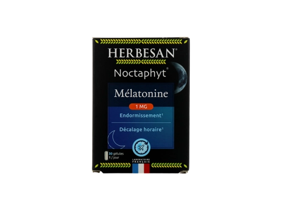 Noctaphyt Mélatonine 1mg  -  30 gélules