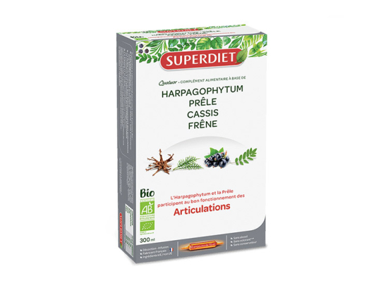 Superdiet Quatuor Prêle Articulation BIO - 20 ampoules