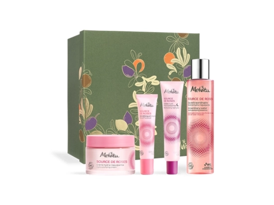 Melvita Coffret Hydratant Source de Rose BIO Noël 2023