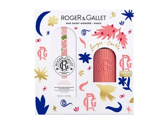 Coffret Noël 2024 Fleur de Figuier Eau Parfumée Bienfaisante + Bougie Parfumée