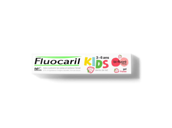 Fluocaril Dentifrice Kids gel fraise bi-fluoré - 50ml