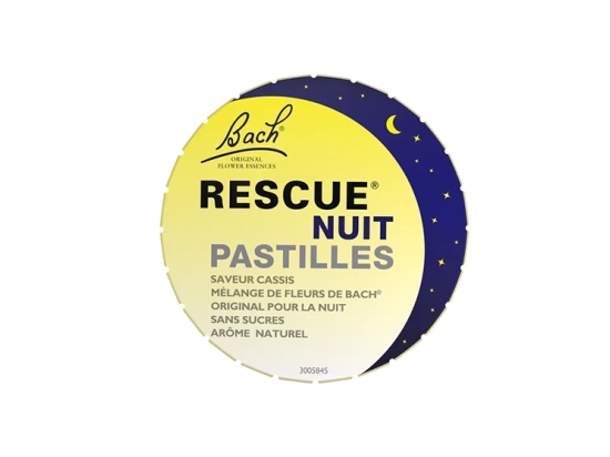 Pastilles Nuit Saveur Cassis Sans Sucres - 50g