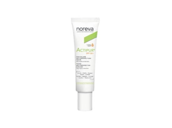 Noreva Actipur Soin Solaire Anti-Imperfections Teintée SPF50+ Teinte Claire - 30ml