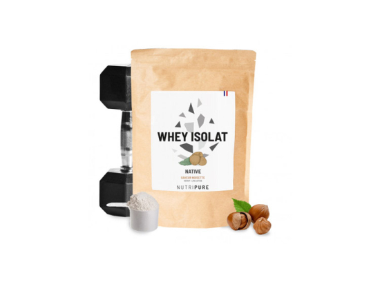 Nutripure Whey Isolate Native Noisette - 750 g