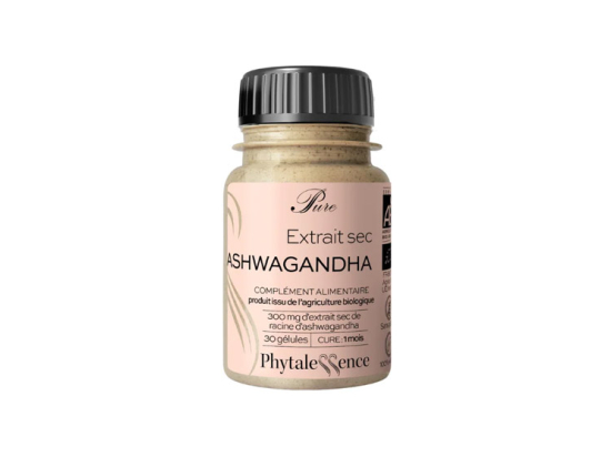 Phytalessence Pure Extrait sec d'Ashwagandha BIO - 30 gélules