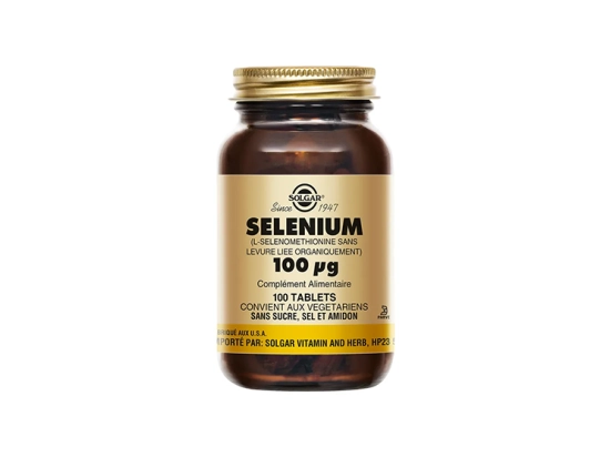 Solgar Selenium 100µg - 100 comprimés