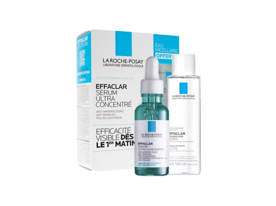 La Roche-Posay Effaclar Sérum 30ml + Effaclar Eau micellaire OFFERTE