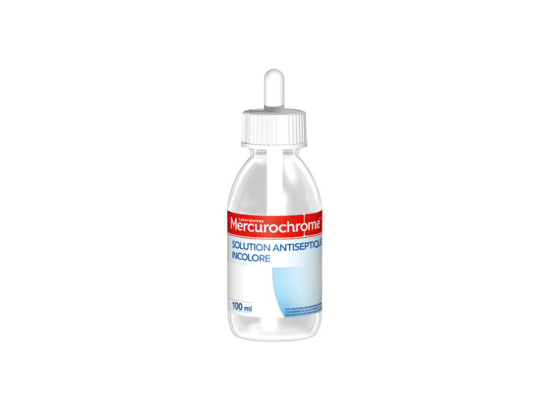 Mercurochrome Solution antiseptique incolore - 100ml