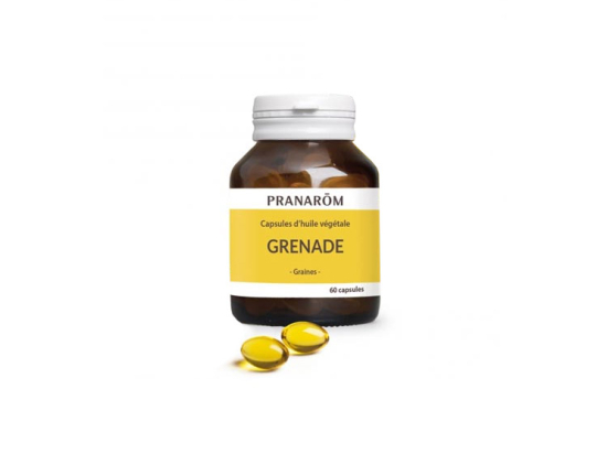 Pranarôm Capsules d'huile végétale de Grenade - 60 capsules