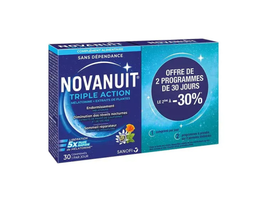 Novanuit Triple action - 60 comprimes