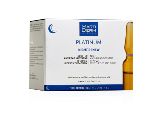 Martiderm Platinum night renew - 30 ampoules