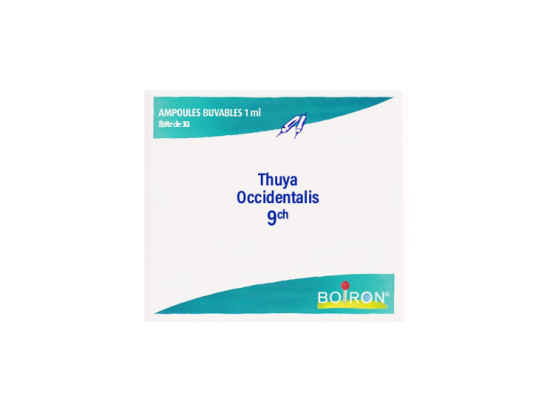 Boiron Thuya Occidentalis 9CH Ampoules buvables - 30 ampoules