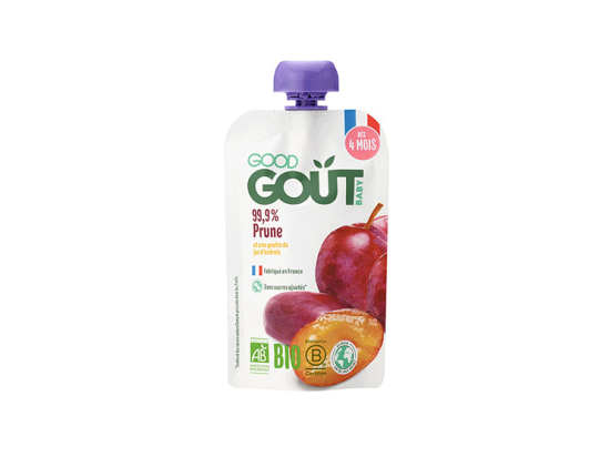 Good Goût Gourde de Fruits BIO Prune - 120g