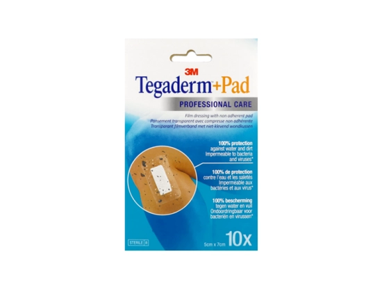 Tegaderm + Pad Pansements 5cmx7cm - 10 unités