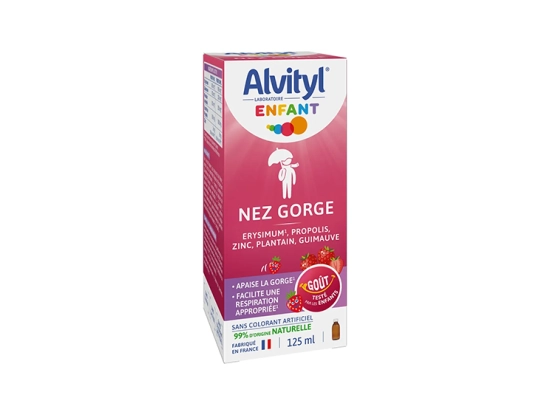 Enfant Sirop nez et gorge fraise - 125ml