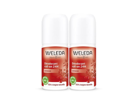 Weleda Grenade déodorant roll-on 24h - 2x50ml