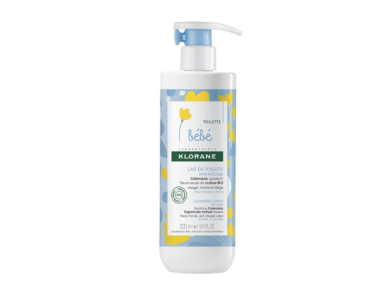 Klorane Bébé Lait de toilette au Calendula - 500ml