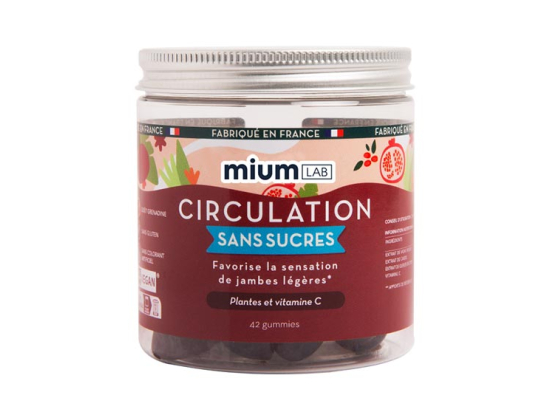 Mium Lab Circulation Sans Sucre - 42 gummies