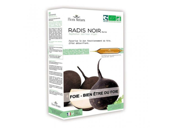 Flora Natura Radis Noir BIO - 20 ampoules