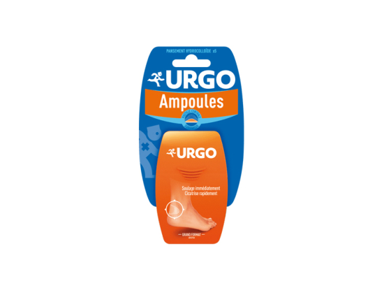 URGO Ampoules Traitement Talon - 5 pansements hydrocolloïdes