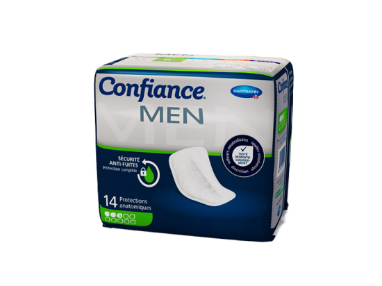 Confiance Men Protection Fuites Urinaires de Niveau 3 - 14 protections