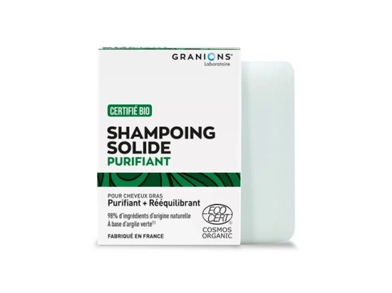 Shampoing Solide Purifiant BIO - 80g