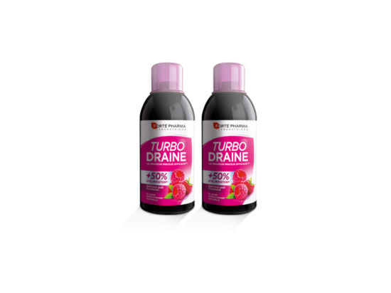 Forté Pharma Turbodraine framboise - 2x500ml