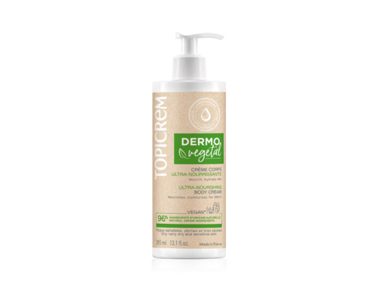 Topicrem Dermovegetal Crème Corps Ultra-Nourrissante - 390ml