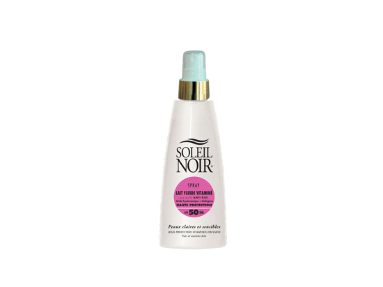 Soleil Noir lait fluide vitaminé spray SPF50 - 150ml