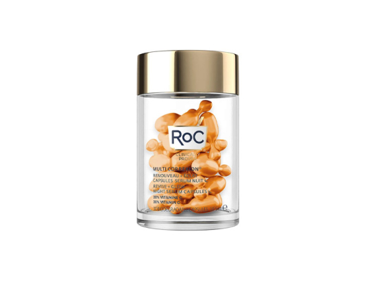 Roc Multi Correxion Renouveau + Eclat Capsules Sérum Nuit - 30 capsules