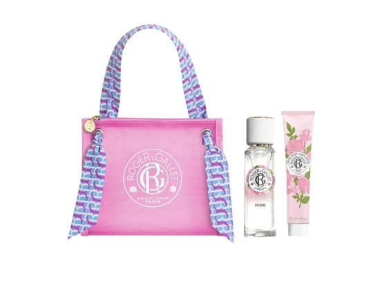 Trousse Rose Eau parfumée Bienfaisante + Crème Mains Bienfaisante