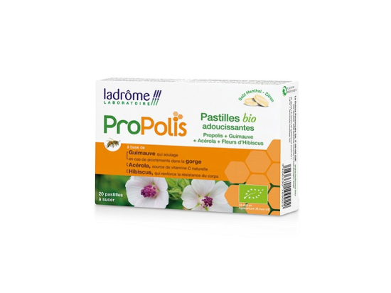 Ladrome Pastilles adoucissantes BIO - 20 pastilles