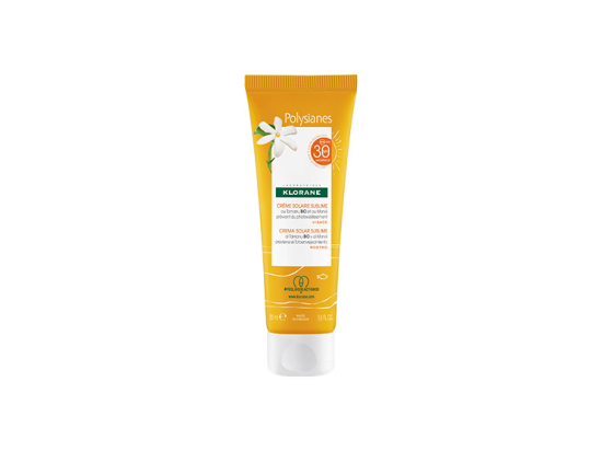 Klorane Crème solaire sublime SPF30 au Tamanu BIO et monoï - 50ml