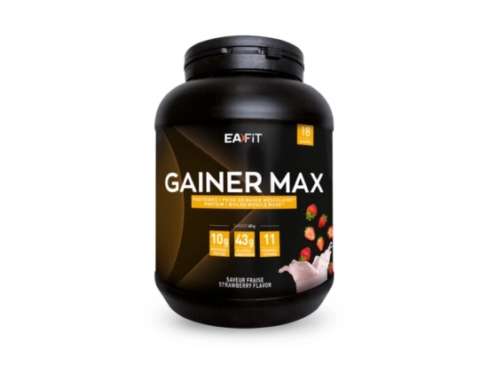 Gainer Max Saveur Fraise - 1.1 kg