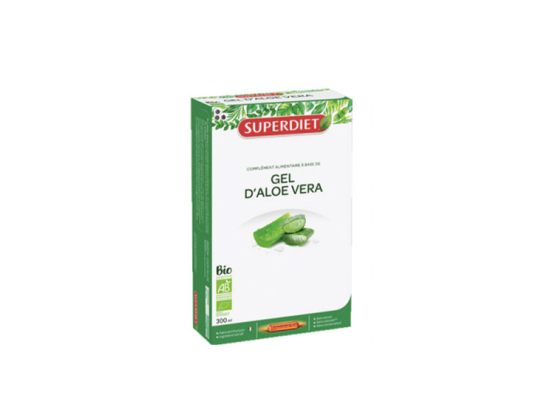 Superdiet Gel Aloé Vera BIO - 20 ampoules