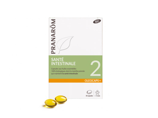 Pranarôm Oleocaps+ 2 Santé intestinale BIO - 30 capsules