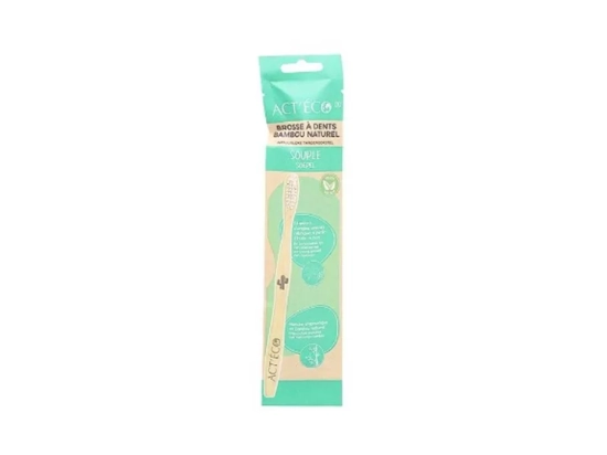 Brosse a dents bambou naturel souple