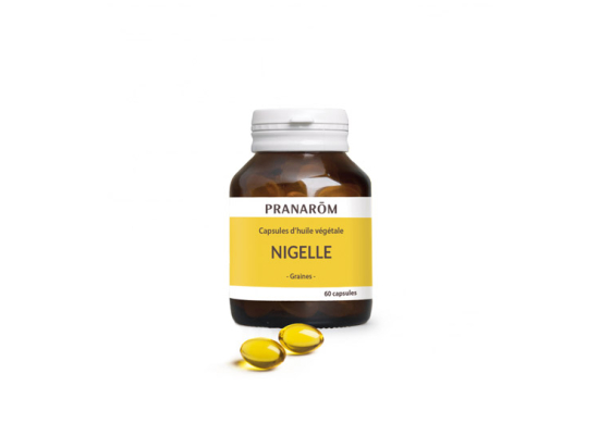 Pranarôm Capsules d'huile végétale de Nigelle - 60 capsules