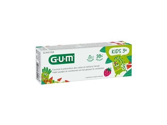 GUM Dentifrice Enfants 3ans et + 1000ppm - 50ML