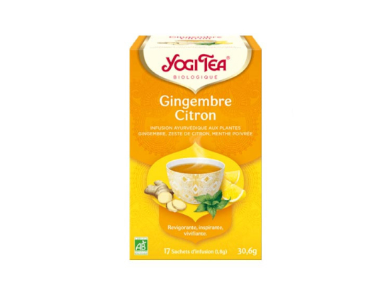 Yogi Tea Gingembre Citron BIO - 17 sachets