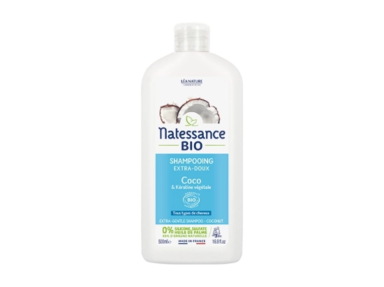 Natessance Shampooing Extra-doux Coco BIO - 500ml