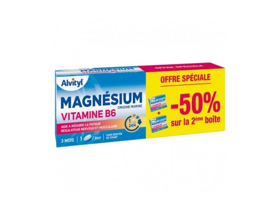 Magnésium Vitamine B6 - 2x45 comprimés